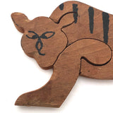 Little Wooden Tiger Puzzle