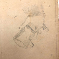 Emma Ackerley 1870 Loose Sketchbook Pages + Cover