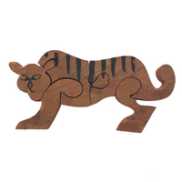 Little Wooden Tiger Puzzle