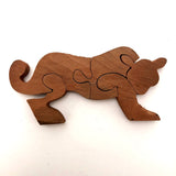 Little Wooden Tiger Puzzle