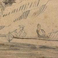Emma Ackerley 1870 Loose Sketchbook Pages + Cover