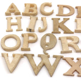 Complete Antique Carved Bone Alphabet in Slide Top Box