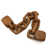 Carved 13 Inch Whimsy Chain with Dangling Locks