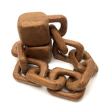 Carved 13 Inch Whimsy Chain with Dangling Locks