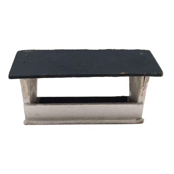 Little Black and White Painted Structure