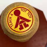Teach a Tot Vintage Wooden Nut-N-Bolt Toy