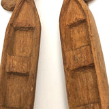 Wonderful 27 Inch Carved Whimsy Chain with Canoes!