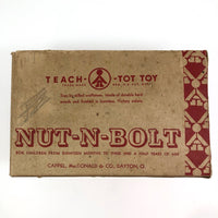Teach a Tot Vintage Wooden Nut-N-Bolt Toy