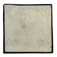 Liberty Truth Justice Equality, Antique Framed Cut Paper Eagle with Arrows