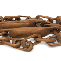 Wonderful 27 Inch Carved Whimsy Chain with Canoes!