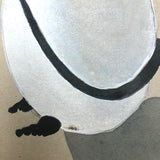 Strange 1929 Devilish Bird in Egg Watercolor