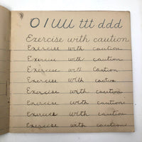 Norman Jones' 1909 Penmanship Practice Notebook