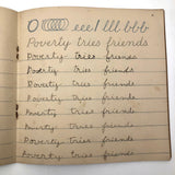 Norman Jones' 1909 Penmanship Practice Notebook