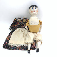 Heartbreaking Hand-carved Articulated "Clara" Doll, with Full Outfit