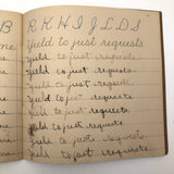 Norman Jones' 1909 Penmanship Practice Notebook