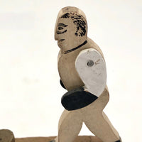 Push Button Antique Mechanical Boxing Figures Toy