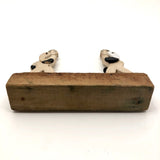 Push Button Antique Mechanical Boxing Figures Toy