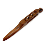 Beautifully Carved Antique Hanging Ball in Cage Whimsy (Letter Opener?)