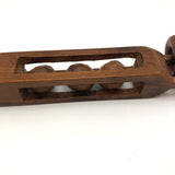 Beautifully Carved Antique Hanging Ball in Cage Whimsy (Letter Opener?)