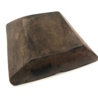 Wonderful OId Folk Art Ashray with Carved Recess for Pipe