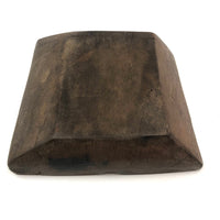 Wonderful OId Folk Art Ashray with Carved Recess for Pipe