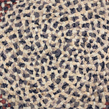 Antique Round Braided Silk Tabletop Mat - Two of Two