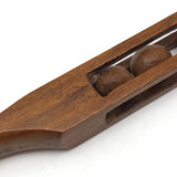 Beautifully Carved Antique Hanging Ball in Cage Whimsy (Letter Opener?)