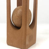 Sculptural Tall 1986 Ball in Cage Whimsy by John Coppess
