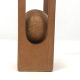 Sculptural Tall 1986 Ball in Cage Whimsy by John Coppess