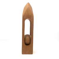 Sculptural Tall 1986 Ball in Cage Whimsy by John Coppess