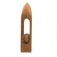 Sculptural Tall 1986 Ball in Cage Whimsy by John Coppess