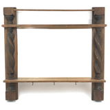 Lovely Old Carved Pine Wall Mounting Parlor or Shaving Mirror
