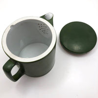 Schmid Kreglinger Porcelain Lagardo Tackett "Kelco" Green and Orange Teapot