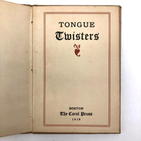 Tongue Twisters, The Carol Press, Boston, 1910
