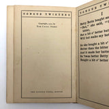 Tongue Twisters, The Carol Press, Boston, 1910