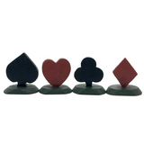 Vintage Wooden Playing Card or Place Card Holders, or Trumps Markers