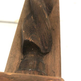Lovely Old Carved Pine Wall Mounting Parlor or Shaving Mirror