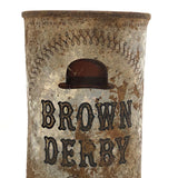 Brown Derby 1950s Flattop Lager Beer Can