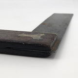 Lovely Old Brass and Wood Carpenter's Square