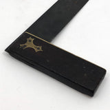 Lovely Old Brass and Wood Carpenter's Square