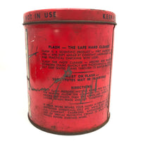 FLASH Hand Cleaner 1940s 3 Lb. Lidded Can