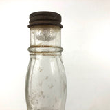 1920s Folk Art Ship in a Bottle Whimsy with Village, Signed B. Nielson