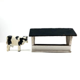 Little Black and White Painted Structure