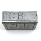 Trench Art Matchbox Cover with Heart-Shaped Lock, Corn, Wheat, Sun, Moon, etc!