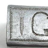 Trench Art Matchbox Cover with Heart-Shaped Lock, Corn, Wheat, Sun, Moon, etc!