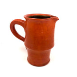Mid-Century Orange Glazed Signe Northroup Danish Studio Pottery Pitcher