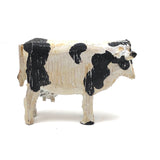 Old Carved German Ezrgebirge Holstein Cow
