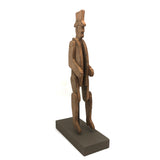 Expressive Articulated Folk Art Gentleman with Top Hat (on Newer Stand)