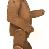 Expressive Articulated Folk Art Gentleman with Top Hat (on Newer Stand)