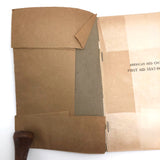 Red Cross First Aid Text-Book with Brown Paper Hand-drawn Cover